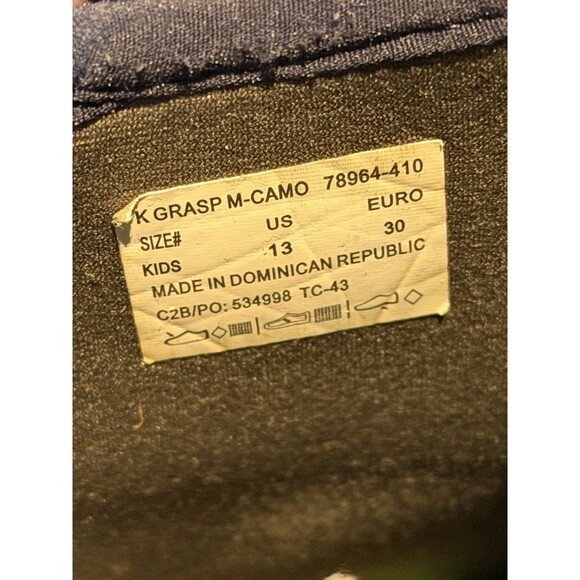 Bogs Grasp Camo Winter Rain Pull On Boots Youth Sz 13 Unisex Pull-on - Picture 6 of 7